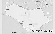 Silver Style 3D Map of Lanxi