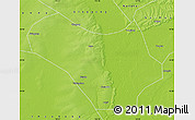 Physical Map of Lanxi