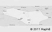 Silver Style Panoramic Map of Lanxi