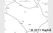 Blank Simple Map of Lanxi