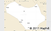 Classic Style Simple Map of Lanxi