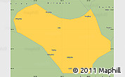 Savanna Style Simple Map of Lanxi