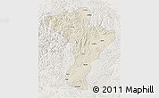 Shaded Relief 3D Map of Linkou, lighten