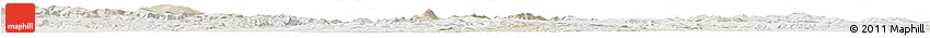 Shaded Relief Horizon Map of Linkou, lighten