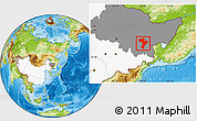 Physical Location Map of Linkou, highlighted country, highlighted parent region