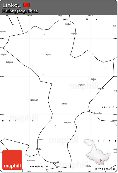 Blank Simple Map of Linkou