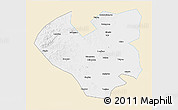 Classic Style 3D Map of Longjiang, single color outside