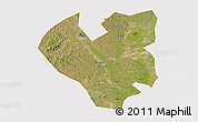 Satellite 3D Map of Longjiang, cropped outside