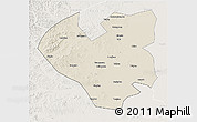 Shaded Relief 3D Map of Longjiang, lighten