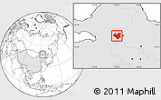 Blank Location Map of Longjiang, highlighted country