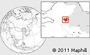 Blank Location Map of Longjiang, highlighted parent region