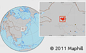 Gray Location Map of Longjiang