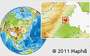 Physical Location Map of Longjiang, highlighted parent region