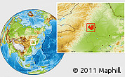 Physical Location Map of Longjiang