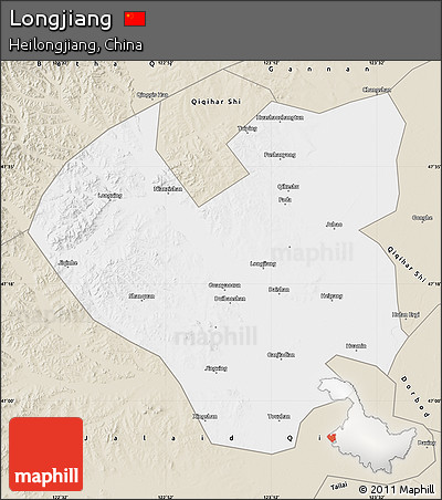Classic Style Map of Longjiang