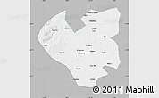 Gray Map of Longjiang, single color outside