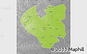 Physical Map of Longjiang, desaturated