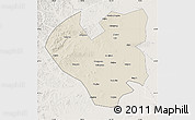 Shaded Relief Map of Longjiang, lighten