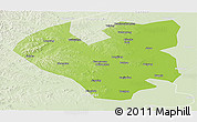 Physical Panoramic Map of Longjiang, lighten