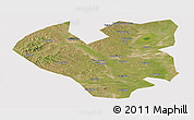 Satellite Panoramic Map of Longjiang, cropped outside