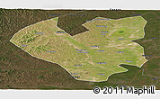 Satellite Panoramic Map of Longjiang, darken
