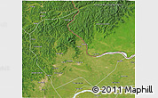 Satellite 3D Map of Luobei
