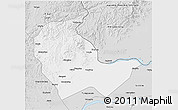 Silver Style 3D Map of Luobei