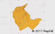Political Map of Luobei, cropped outside