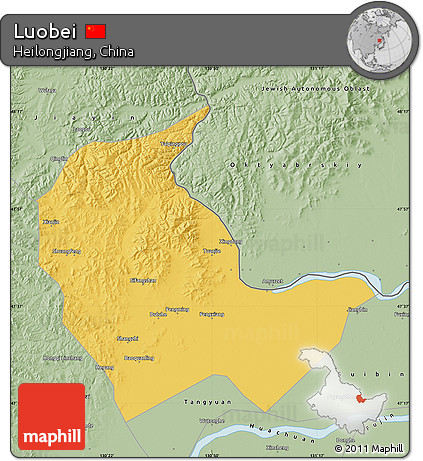 Savanna Style Map of Luobei