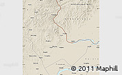 Shaded Relief Map of Luobei