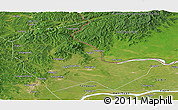 Satellite Panoramic Map of Luobei