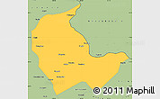 Savanna Style Simple Map of Luobei