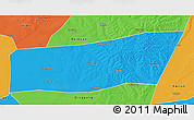 Political 3D Map of Mingshui