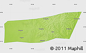Physical Map of Mingshui, single color outside