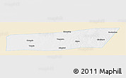Classic Style Panoramic Map of Mingshui, single color outside