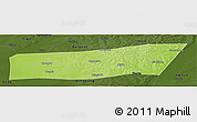 Physical Panoramic Map of Mingshui, darken