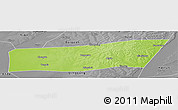 Physical Panoramic Map of Mingshui, desaturated