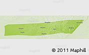 Physical Panoramic Map of Mingshui, lighten