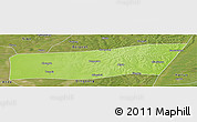 Physical Panoramic Map of Mingshui, satellite outside