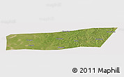 Satellite Panoramic Map of Mingshui, cropped outside
