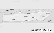 Silver Style Panoramic Map of Mingshui