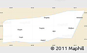 Classic Style Simple Map of Mingshui, single color outside