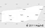 Silver Style Simple Map of Mingshui, single color outside