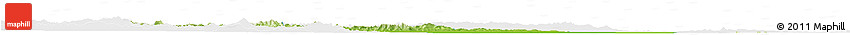 Physical Horizon Map of Mishan, single color outside