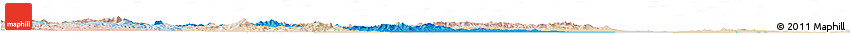 Political Horizon Map of Mishan, lighten