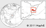 Blank Location Map of Mishan