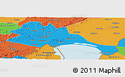 Political Panoramic Map of Mishan