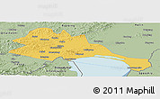 Savanna Style Panoramic Map of Mishan