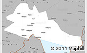 Gray Simple Map of Mishan