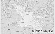 Silver Style 3D Map of Mudanjiang Shi